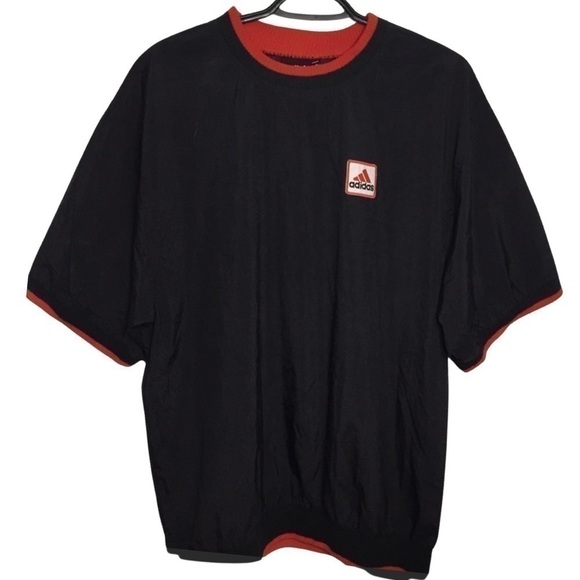 VINTAGE Adidas Nylon Short Sleeve Top - Picture 2 of 7